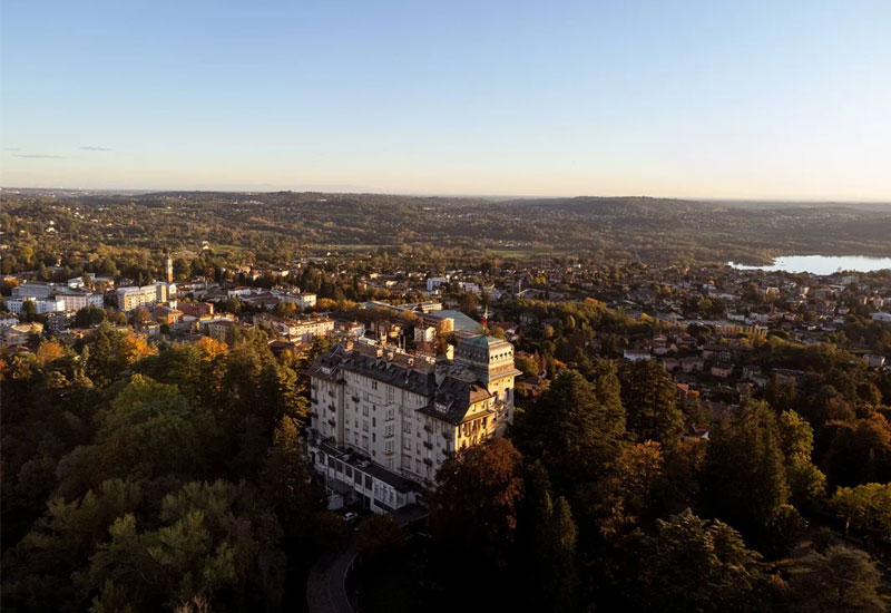 Palace Grand Hotel Varese, Varese luxury hotel, hotel near Lake Varese, Liberty-style hotel Italy, Italian hotel with lake views