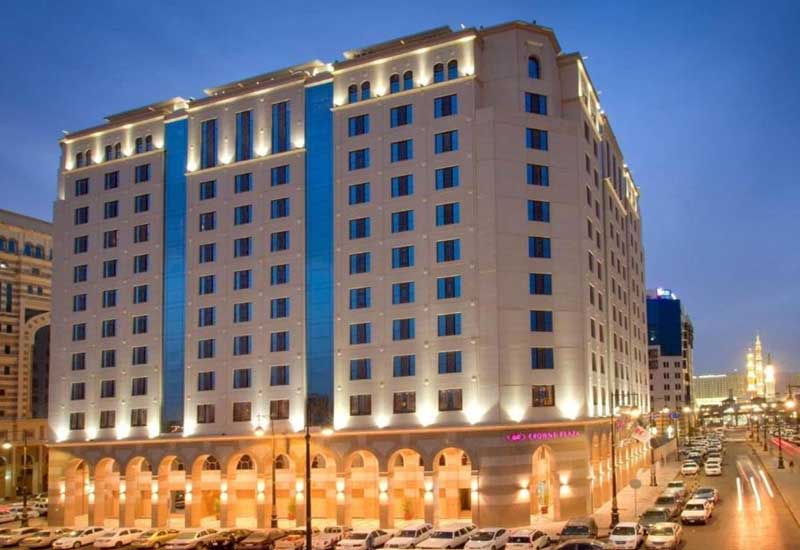 Crowne Plaza Madinah, 5-star hotel Madinah, Haram view rooms, Luxury hotel Madinah, Pilgrims accommodation