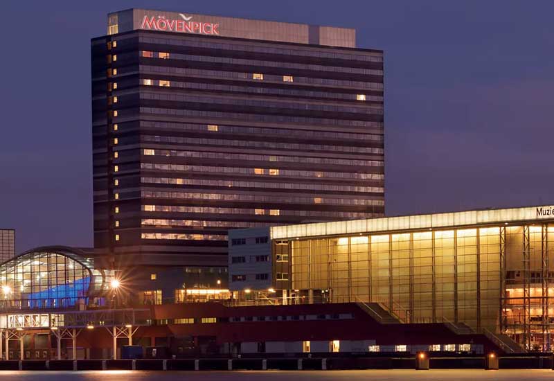 Movenpick Hotel Amsterdam, Amsterdam city center hotel, luxury hotel Amsterdam, river IJ views hotel, Amsterdam central station 4 star hotel,